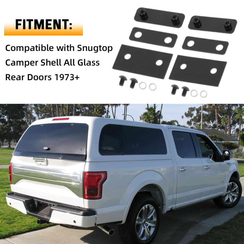 Nut Plates Hinge Repair Kit for Snugtop Camper Shell All Glass Rear Doors