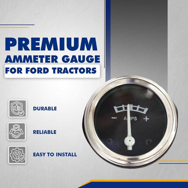 A0NN10670A Ammeter Gauge Fits Ford Tractors 2N 600 700 800 8N 900 9N NAA - 1 Year Support