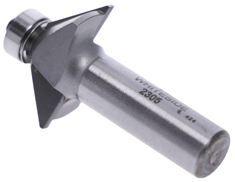 Whiteside Router Bits 2305 Chamfer Bit with 45-Degree 5/8-Inch Cutting Length