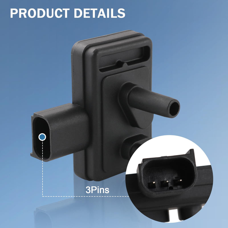 DPFE4 EGR Valve Pressure Feedback Sensor Replacement for Ford F150 Mustang Escape Ranger Focus F250 Windstar Explorer Sport Trac Mazda Mercury Lincoln Town Car 4U7Z9J460AA 4U7Z-9J460-AA