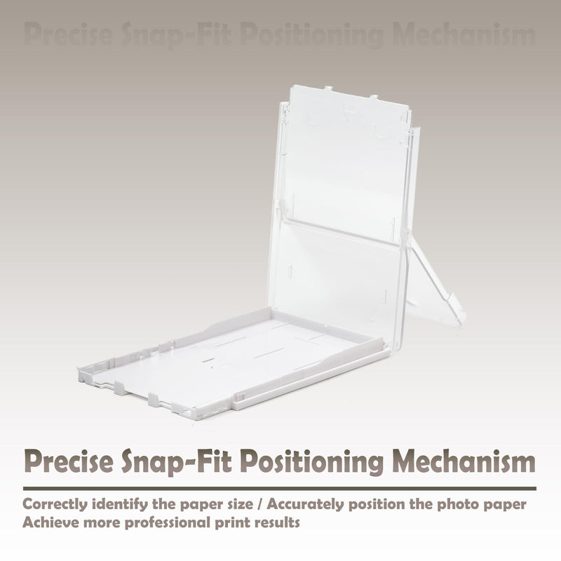 6Inch Paper Tray Compatible with Canon Selphy CP1500 CP1300 CP1200 CP910 CP900 Photo Printer Cassette, Supports 100x148mm Postcard Size Photo Paper Tray Replacement, Smooth Feeding