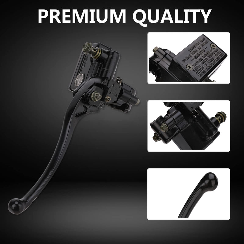 KanSmart 7/8" Brake Master Cylinder for Honda TRX 250 300 350 450 FourTrax Rancher Foreman Rincon Recon Sportrax Front Right Brake Lever Replacement Honda Master Cylinder