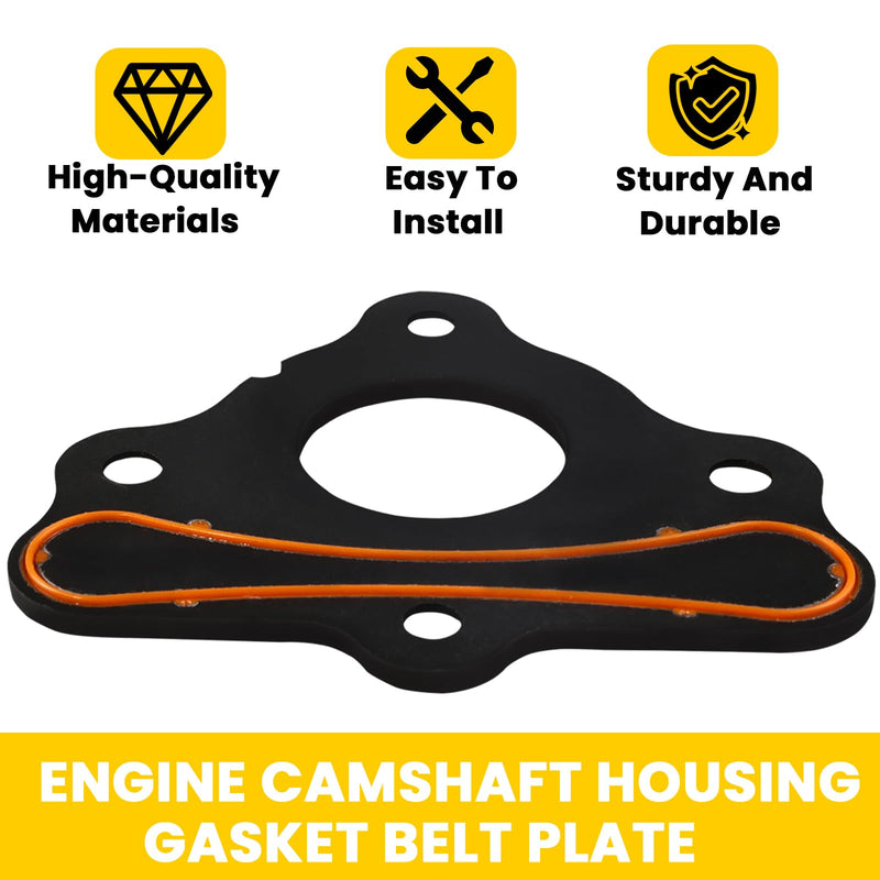 LS Camshaft Retainer Plate Gasket Bolt Kit Compatible with Chevy Gen III IV V Engines for LS1 LS2 LS3 4.8 5.3L 6.0L 6.2L Vortec Corvette Cam Replace 11561455 12589016