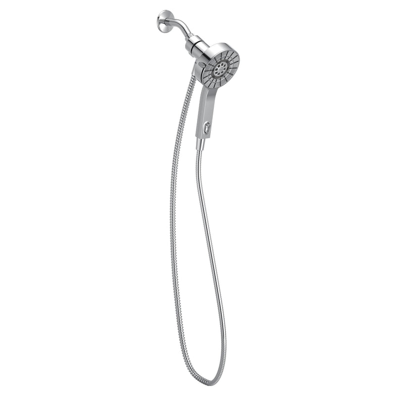 Moen Chrome Handheld That Saves Hot Water with Eco-Performance and Magnetic Docking System, 230H2EP