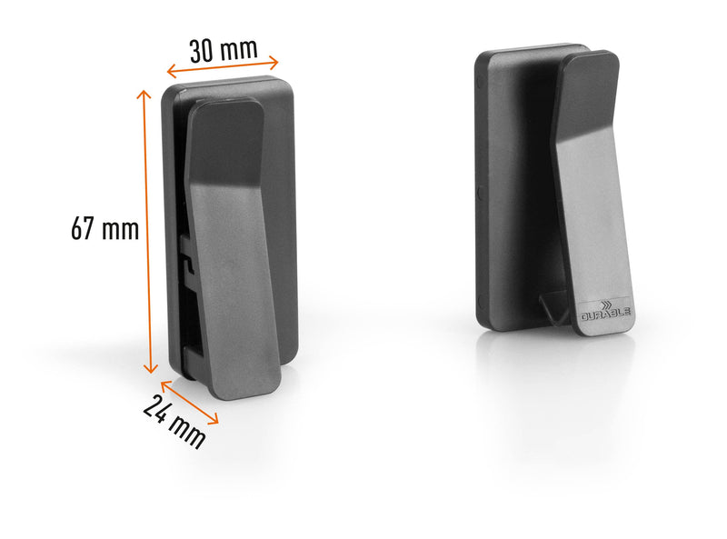 Durable VISIO Clip Universal Tablet Wall Mount - Space-Saving & Secure Tablet and Phone Docking Station - Smart Home Tablet Holder Charger Station - Compatible with Apple & Android Devices 10mm Wall Mount Clamps