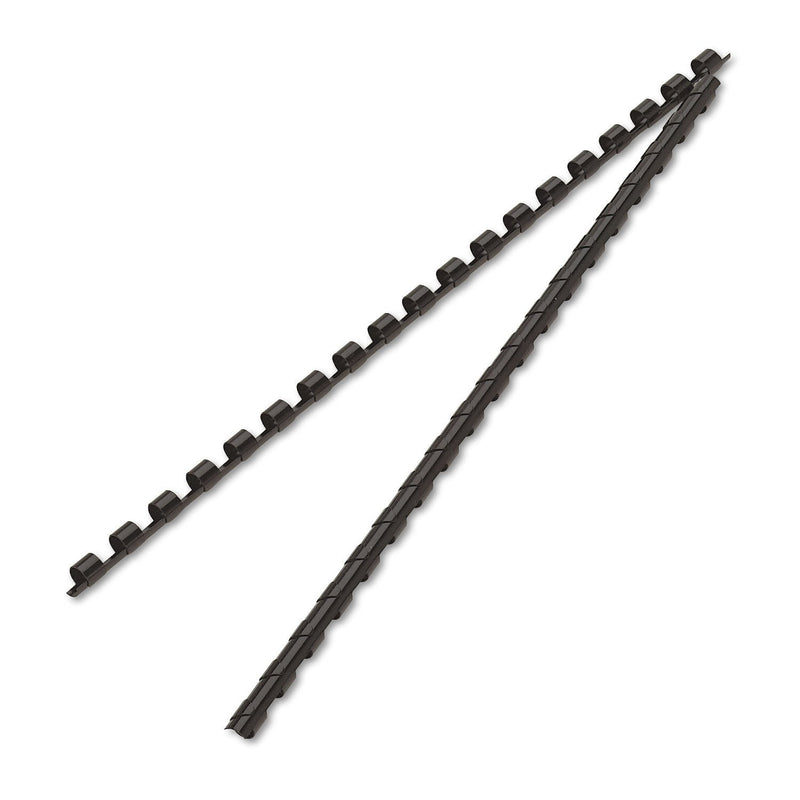 Fellowes 1/4in Black Binding Combs (25 Pack)