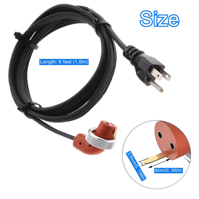 120V Block Heater Cord 251919, for Dodge Ram 2500 3500 Cummins 1989-Current 5.9 L /2007-Current 6.7 L, for 95-16 Ford 6.0 6.4 7.3 Powerstroke, Engine Block Heaters 68409910AB 3600008