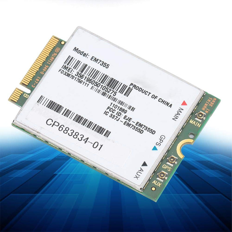 Ethernet Network Card, for AirPrime EM7355 100Mbps Notebook Built-in 4G LTE Module for AT&T/Verizon/Sprint