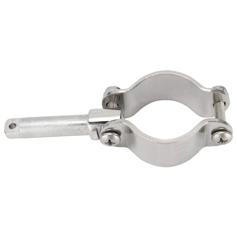 NovelBee 2 Pack of 316 Stainless Steel Clamp on Oarlocks or Rowlocks,1-5/8" Tube ;5.3" Length