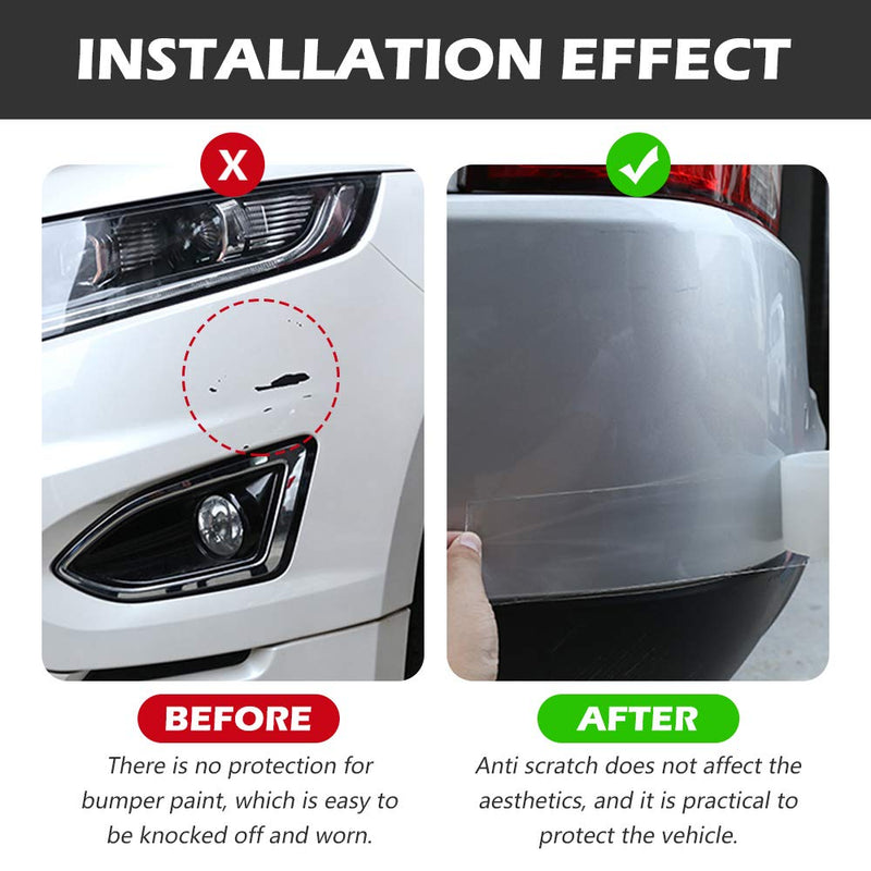 CloudBuyer Universal Car Door Edge Protector, Clear Sill Guard Film with Anti-Collision Protection for Most Vehicles (33Ft x 2.7In, Transparent) 2.7In x 33Ft
