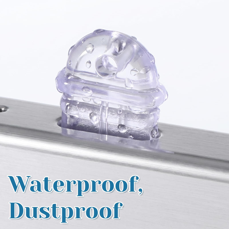 50 Pcs Dust Plug Charm Type C, Hanging Hole Clear USB C Dust Plug | Anti-Dust Lightweight Protector, Charging Port Cover, Compatible with Phones, Laptops, Tablets, Earphones
