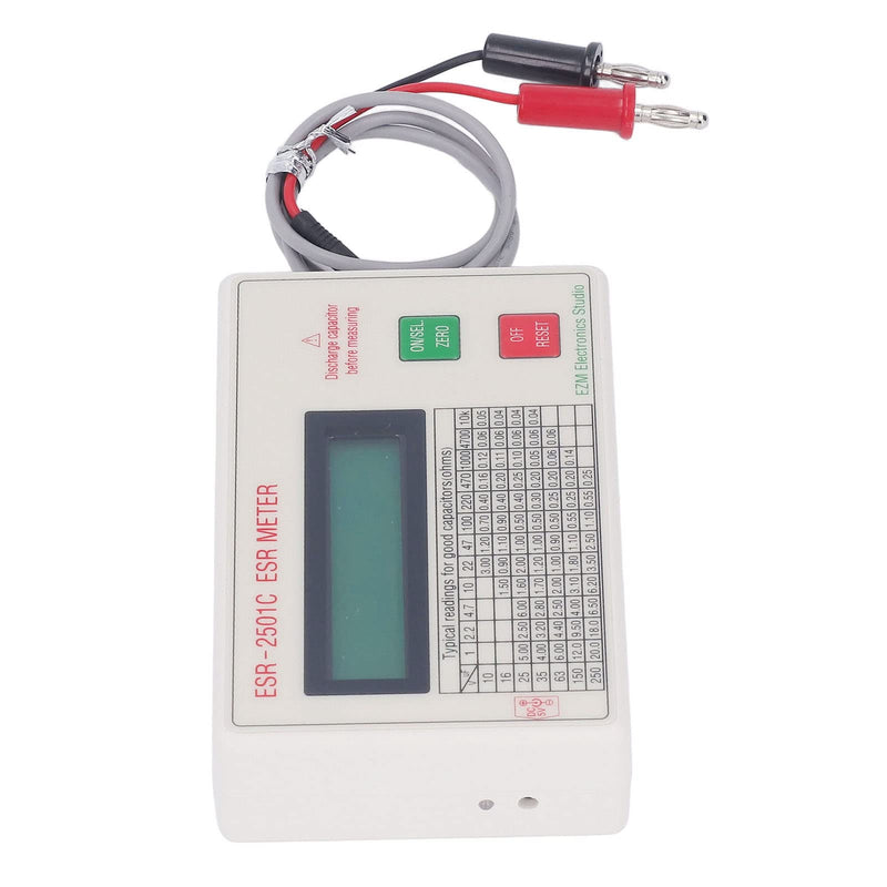 Capacitor Tester, Capacitance Meter LCD Display Meter with Smart Shutdown Function