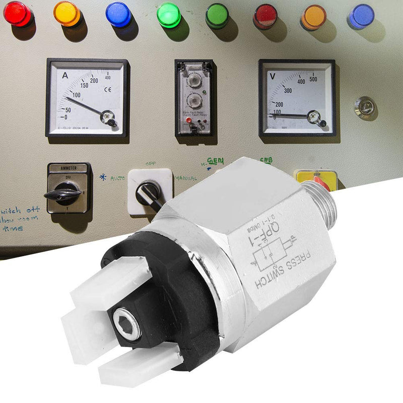 Pneumatic Adjustable Diaphragm Pressure Switch /8in NC/NO 0.1-1.0Mpa Switch Normally Open and Close Integrated