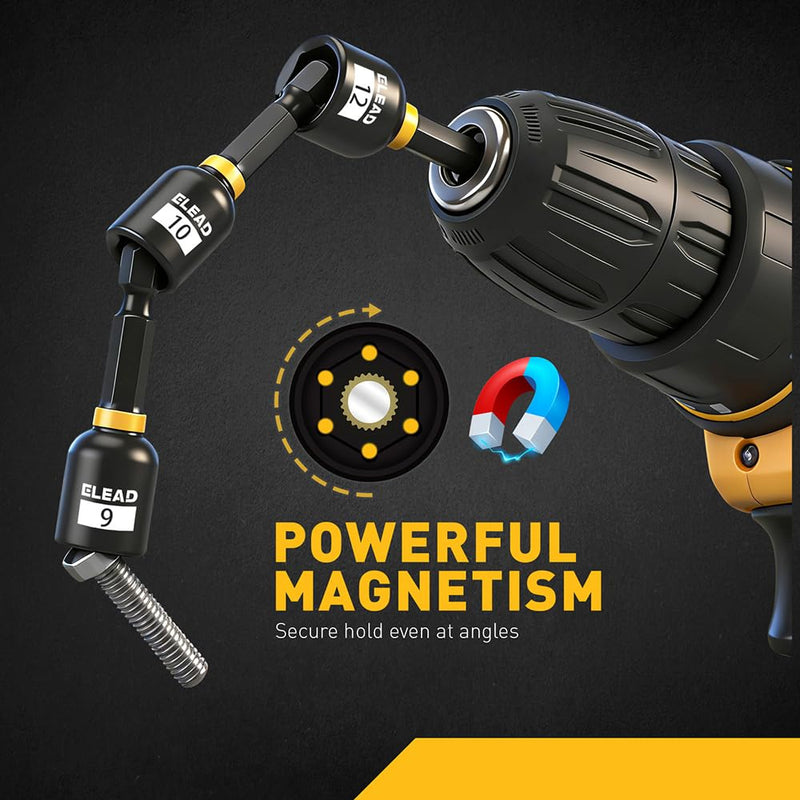 46 in 1 Magnetic Ratchet Screwdriver Set, Multi-Bit Screwdriver Kit, Nut Driver Set, Detachable Ratchet Handle with Storage Case, Repair Tool Kit for Furniture, Computer, Bicycle 46-in-1 New Version