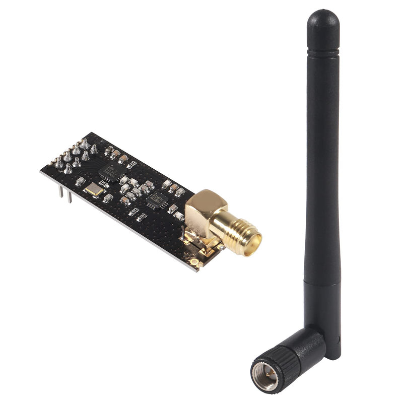 5pcs Wireless Transceiver Module 2.4G 1100m NRF24L01+PA+LNA in Antistatic Foam for ArduinoIDE Compatible with Antenna
