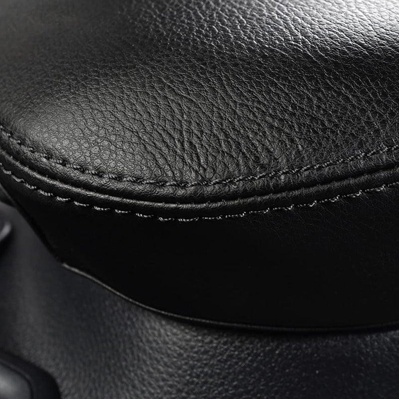 INTGET Center Console Armrest Cover for 2025 Toyota RAV4 Accessories 2024 2023 2022 2021 2020 2019 Leather Middle Console Lid Cover Pad Protector Elbow Arm Rest Covering Car(Black) black