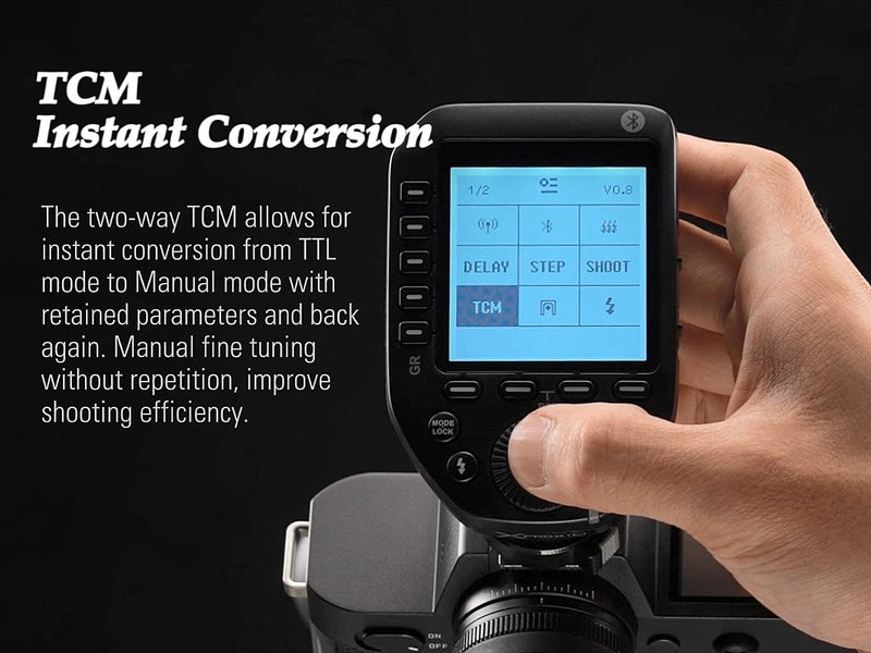 Godox XProII-N XProIIN Flash Trigger Compatible for Nikon, 2.4G TTL Wireless Flash Transmitter 1/8000s HSS TCM Transform Function, New Hotshoe Locking, Bluetooth Connection (XPro-N X2T-N Upgraded)