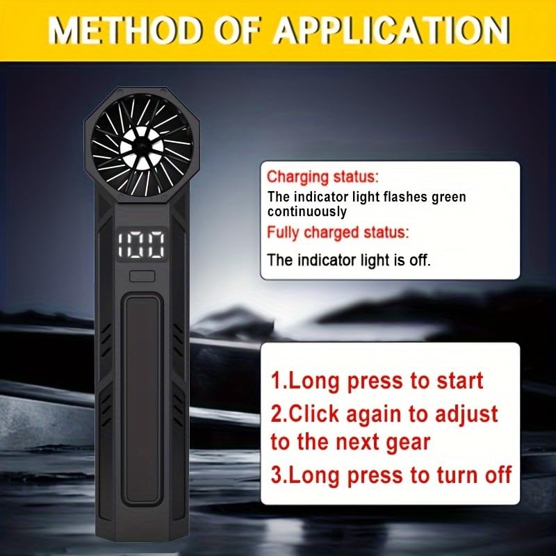 Compressed Air Duster -Turbo Fan,130000RPM Cordless Electric Air Blower | 4-speed adjustable rechargeable Air Duster for PC, Keyboards, Cars,Jet Dry Handheld Blower for Office and Home Cleaning