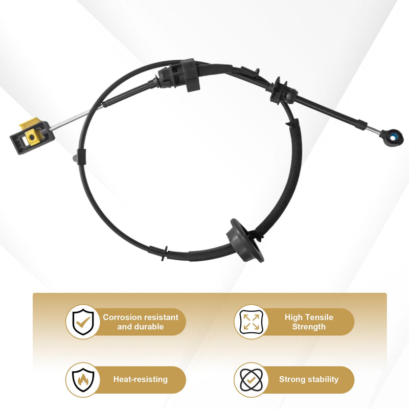 PartsFlow Transmission Shift Cable For 1997 1998 1999 Ford Expedition/F-150/F-250 Super Duty F85Z7E395BA