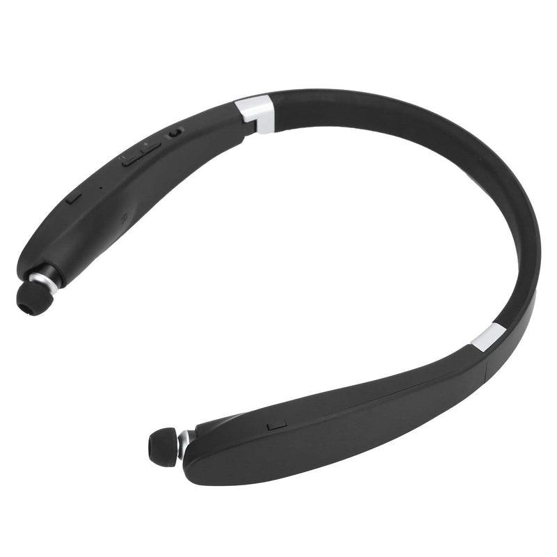 Sanpyl SX‑991 Bluetooth Headset, Bluetooth 5.0 Neckband Headphones Foldable Sports Earphone with Retractable Earbuds, for Home Office,Video Conference, with Carry Case
