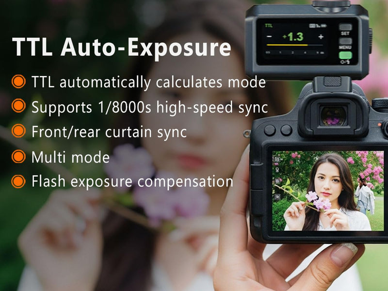 Godox iT30pro F TTL Mini Flash & Trigger- GODOX Authorized Distributor iT30 Pro F for Fuji - IT30 Pro for Fujifilm TTL Flash, Wireless Master & Receiver, HSS 1/8000 Second, 2.4G Wireless Black