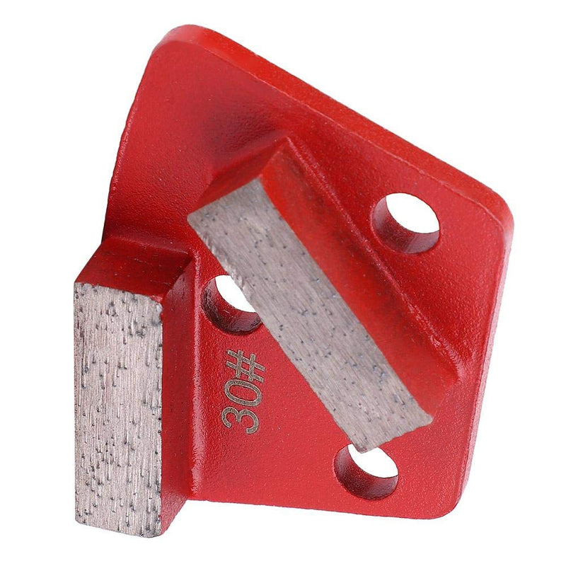 3PCS Trapezoid Grinding Disc, Floor Grinding Pad Concrete Grinding Disc #30 Grit Trapezoid Metal Scraper for Grinder Floor Concrete (3)