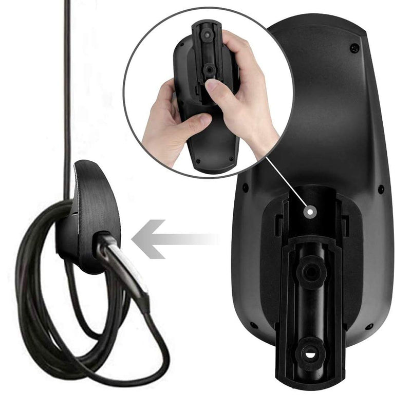 Charging Cable Organizer for Tesla,Wall Mount Connector Holder, Charger Cable Holder Adapter with Chassis Bracket,Compatible with Model 3/S/Y/X,Black