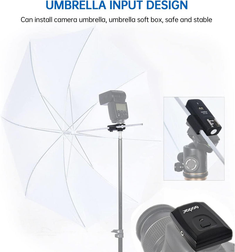 Godox CT-16 Wireless Flash Trigger with Receiver Kit,433MHz 3 in 1 Flash Transmitter and Receiver Compatible for Canon Nikon Pentax Olympus DSLR Camera Flash Speedlight Trigger,Studio Flash Lighting CT-16 3 in 1