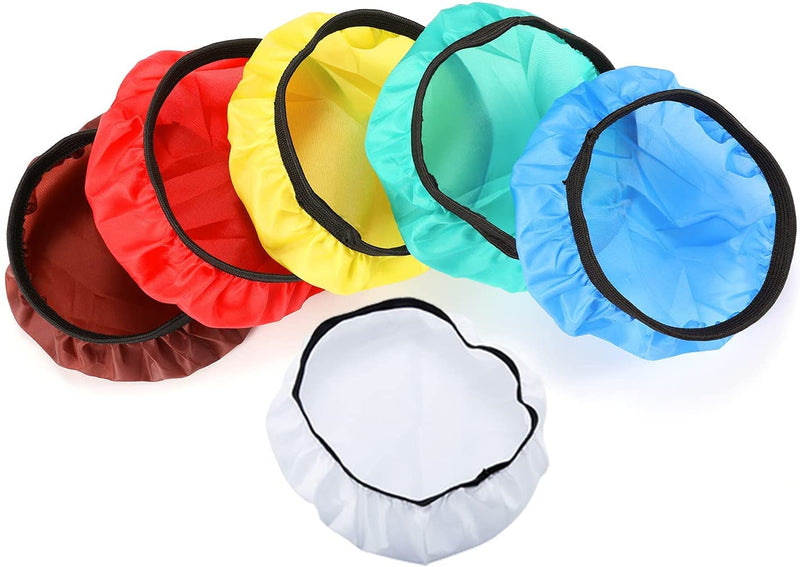 Soonpho Standard Reflector Beauty Dish Diffuser Lamp Shade 7"/ 18cm Photography with 10°/20°/30°/40°/50°/60° Degree Honeycomb Grid,6 Colors Soft Cloth for Studio Strobe Flash Light Speedlite