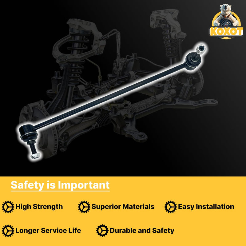 K750552 K750553 2Pcs Front Sway Stabilizer Bar Link Compatible With Chevy 2010-2015 Camaro [M10 Stud; For 3.6L V6 3564cc/217cid], 2010-2015 Camaro [M10 Stud; For 6.2L V8 6162cc/376cid]