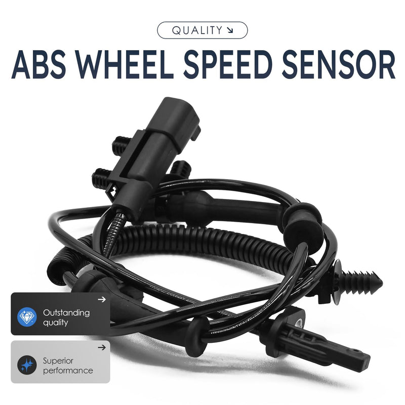 2Pcs Front Left and Right Abs Wheel Speed Sensor Compatible with Dodge Durango Replacement for Jeep Grand Cherokee 56029447Ae, 56029447Af Als2059 11 12 13 14 15 2011 2012 2013 2014 2015