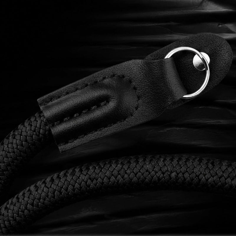 Nylon Camera Lanyard Outdoor Photography Crossbody DSLR Shoulder Strap With O Ring Portable Camera Neck Strap 100cm Black