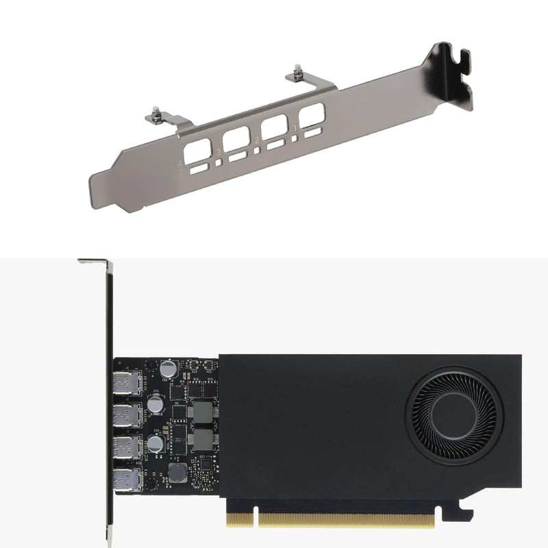GPU High Profile Bracket 12cm Compatible with Nvidia RTX A1000 RTX A400