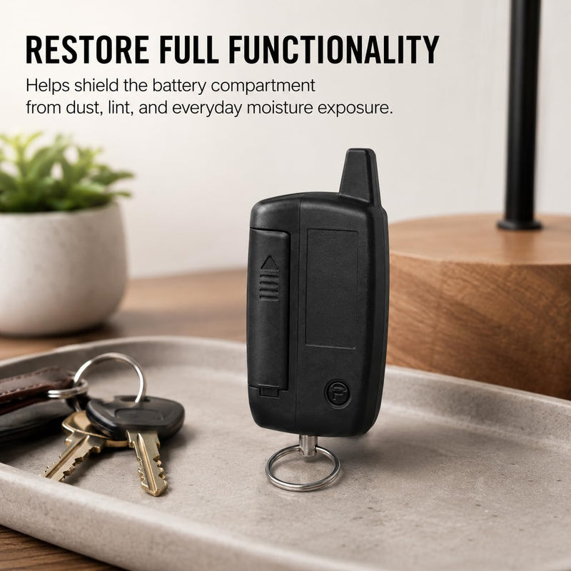 Battery Door Cover for Viper 3305V 7345V Alarm Remote – Snap-Fit Replacement Lid | Secure Latch Closure | Key Fob Back Panel for Car Security Systems