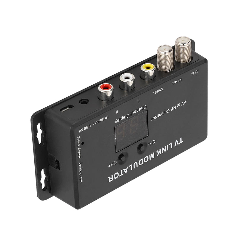 Generic UHF Modulator, PAL Optional AV to RF Converter with Adjustable Audio Video Output Level, for Set top Box and Other AV Sources