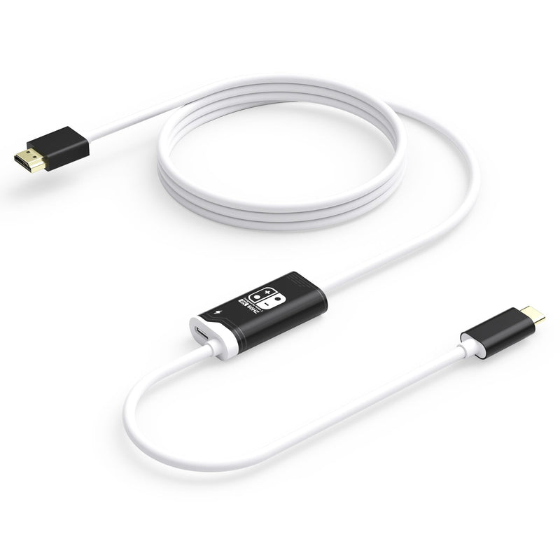 Switch 2 Dock, (Plug-and-Play) USB C to HDMI Cable 4K@60Hz for Nintendo Switch 2/OLED/1, Portable Travel TV Base Adapter ＆ Travel NS2 Docking Station Cord Compatible with Nintendo 2