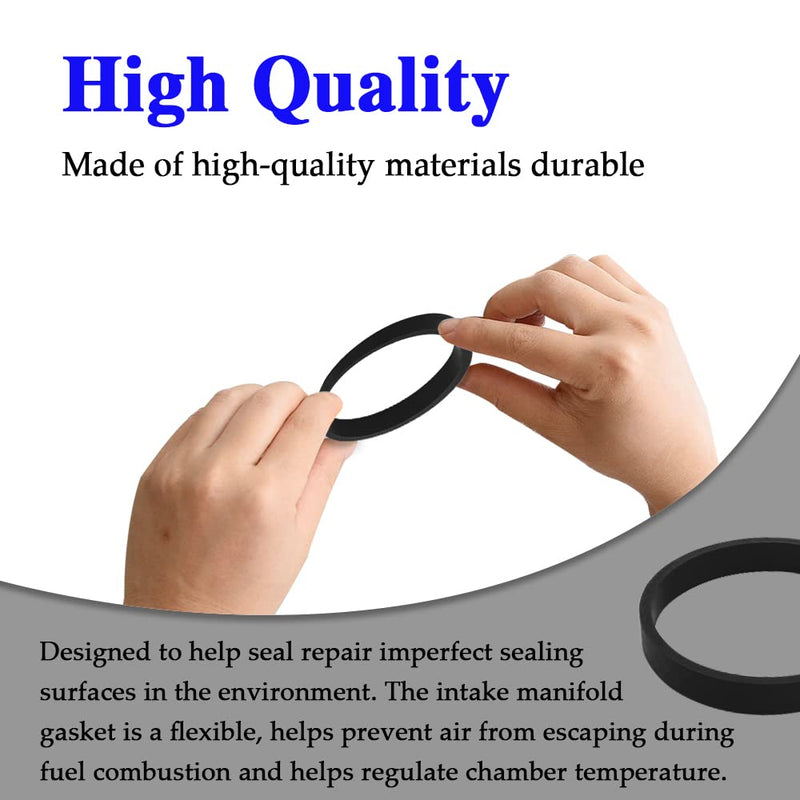 6 PCS Intake Manifold Rubber Sealing Gasket for N52 N54 E60 E70 E90 E92-128i 135i 325xi 328i 328xi 330i 335i 525xi 528i 530i 535xi 640i M5 M6 X1 X3 X5 X6 Z4, Replace 11617547242