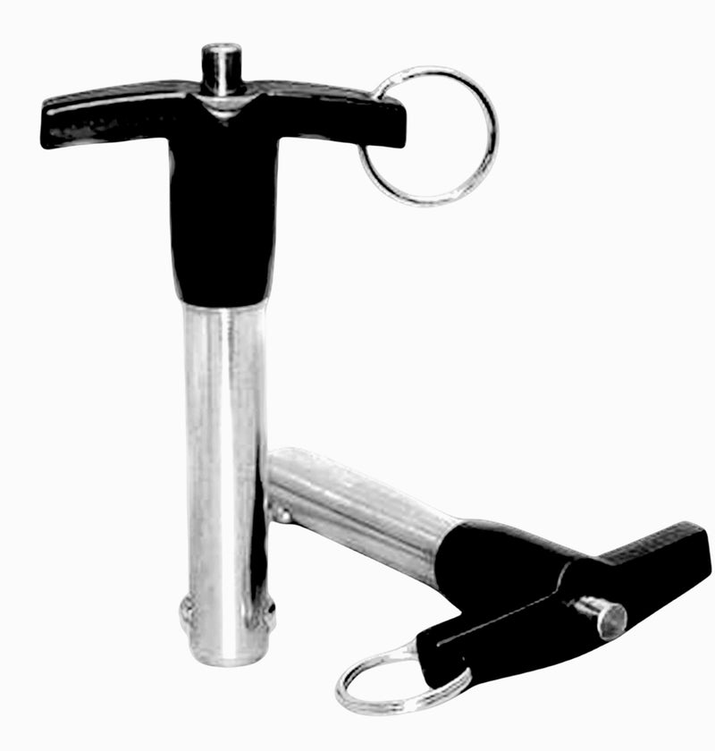 1Pc Stainless Steel T - Handle Lock Pins, 0.63""Pin Dia. 3.15""Usage Length Push-Button Quick Release Pin Safety Pin Handle Stop Pin with Lanyard Cable (Pin Dia(MM):16, Usage Length(MM):80) Pin Dia(MM):16