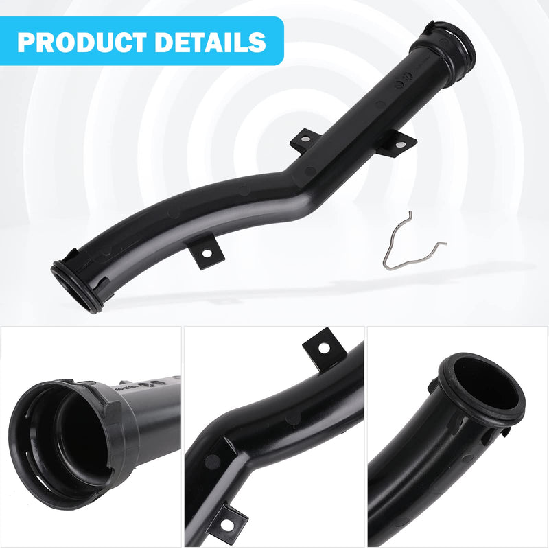 Engine Cooling Water Pipe with O-Ring, Water Pump to Thermostat Housing compatible with Mini Cooper R55 R56 R57 R58 R59 Countryman R60 Paceman R61 11537589713 11537541845