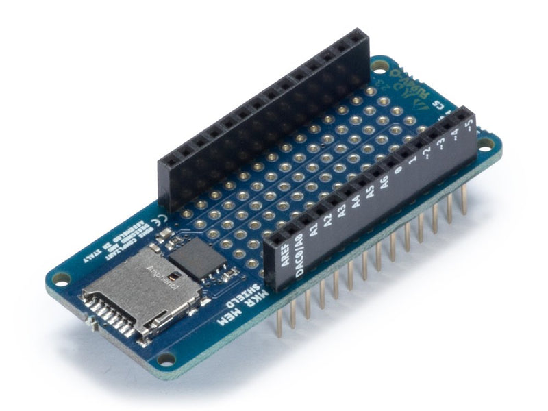 Arduino MKR MEM Shield [ASX00008] – Memory Expansion Shield for Arduino MKR Boards | Add SRAM, Flash, & EEPROM Storage for IoT & Data Logging Projects
