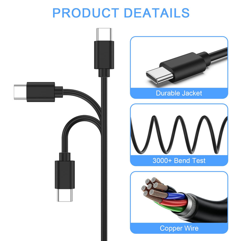 Micro USB Charger for Kodak Pixpro Astro Zoom AZ401 AZ252 AZ405 AZ901, FZ55/C123, and Tascam DR-05X DR-40X 22WL 70D,Micro USB Charging Cable with USB C Charger Block for Kodak Pixpro Astro