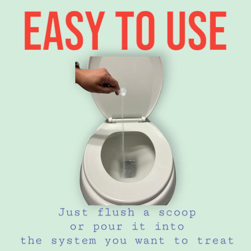 RV Black Water Tank Cleaner by Dr. Pooper, Clears Sludge, Waste, and Odors from RV Tanks