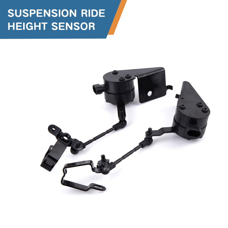 Rear Left and Right Suspension Ride Height Level Sensor for Chevrolet Tahoe Suburban 1500 Avalanche for GMC Yukon XL 1500 for Cadillac Escalade ESV EXT 2004-2010 Replaces 924-489 924-488