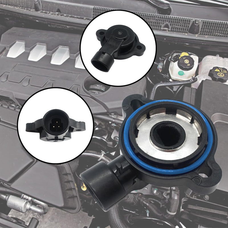 Throttle Position Sensor, Throttle Body Sensor Replaces OEM #17123855 17123852 213-4668 213-912 977-030, Compatible with Chevrolet GMC Buick Century Savana Silverado Sierra C1500 K2500