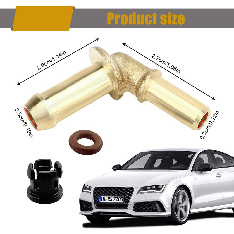 Thermostat Water Outlet Hose Connector Kit, Water Thermostat for Car, Water Pump to Thermostat Outlet Tube Compatible with Land Rover Range XJ XF 4 Velar 3.0 V6 5.0 V8, Replaces OEM #LR049990