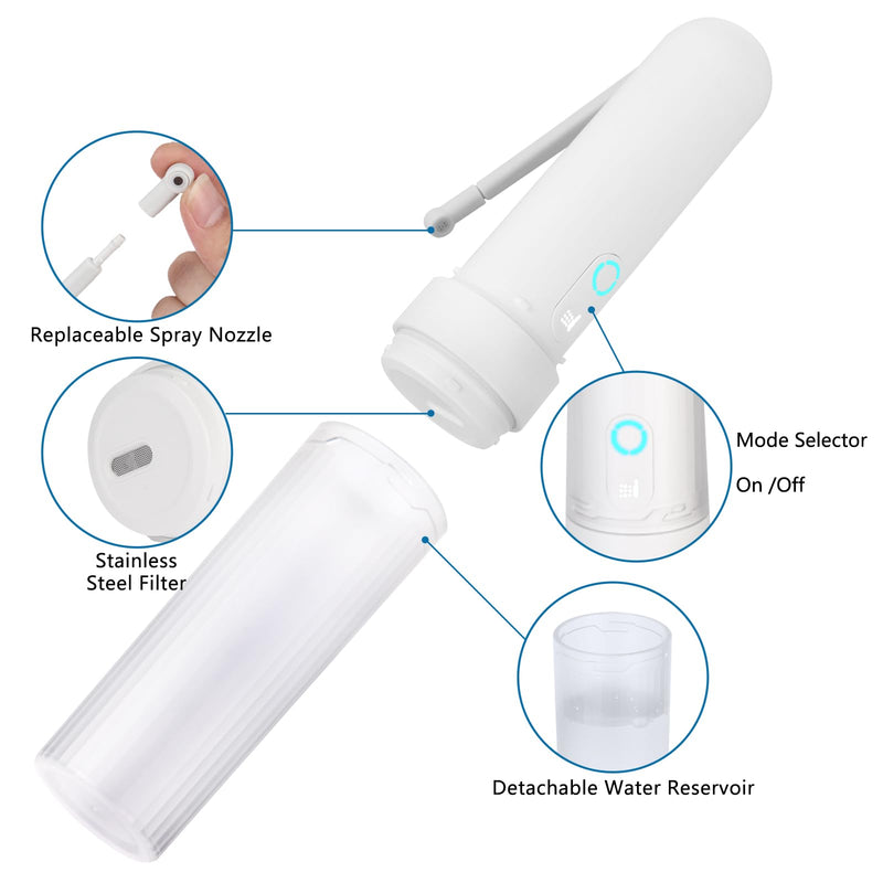 Portable Bidet for Travel, Rechargeable Electric Travel Bidet for Women & Men, Waterproof Handheld Bidet Sprayer High Pressure for Personal Hygiene Cleaning