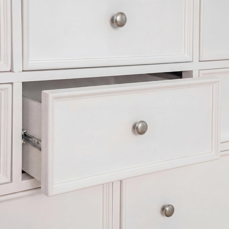 Goldenwarm 10 Pack Drawer Knobs 1-1/4 Inch Brushed Satin Nickel Kitchen Cabinet Knobs - Solid Round Dresser Drawer Knobs - Modern Cabinet Hardware for Bathroom Vanity Cabinets and Dressers Drawers Knob(1-1/4 In)
