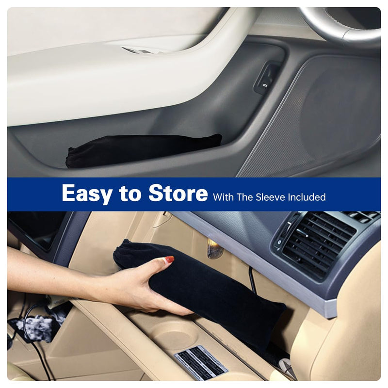 2025 Windshield Sun Shade Umbrella, Foldable Car Umbrella Sunshade with UV Block Car Front Window (Heat Insulation Protection) for Auto Windshield Covers Trucks Cars (Large) Large