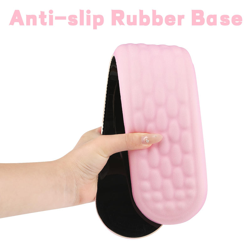 Ergonomic Keyboard Wrist Rest & Mouse Pad with Wrist Rest Set, Pink | Ergonomic Design，Memory Foam Wrist Support, Non-Slip Base, Office and Home Use，Office Desk Accessory