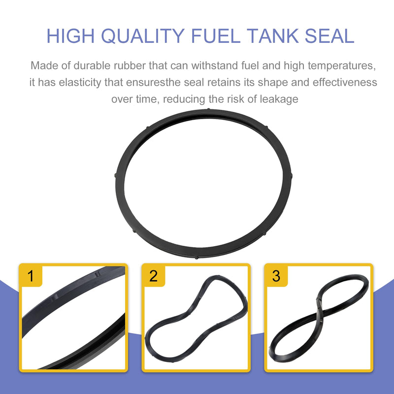 Gasket Replacement 19B-24486-01-00 Fuel Pump Oil Tank O-Ring Seal Compatible with Yamaha YZF R6 R1 FZ6 FZ6R FZ8 FZ1 Spare partsir